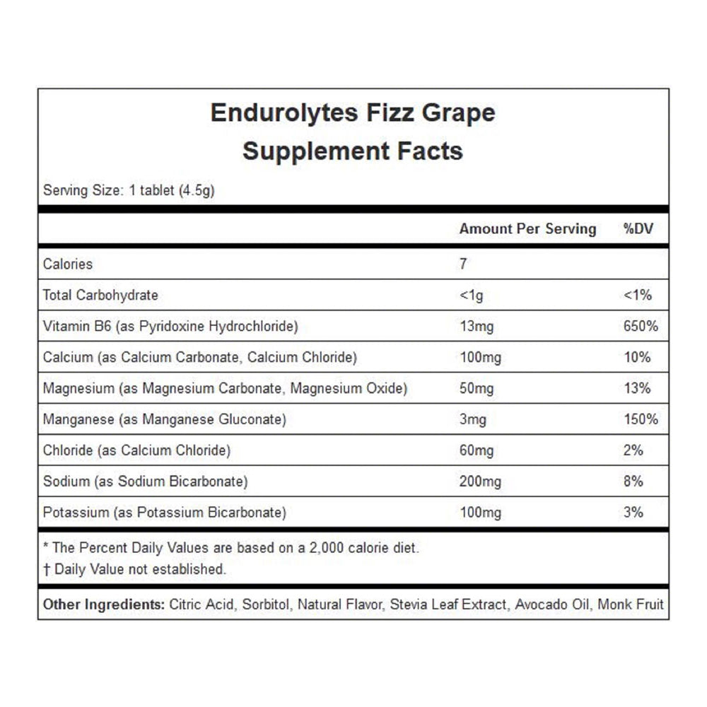 Hammer Nutrition Endurolytes Fizz