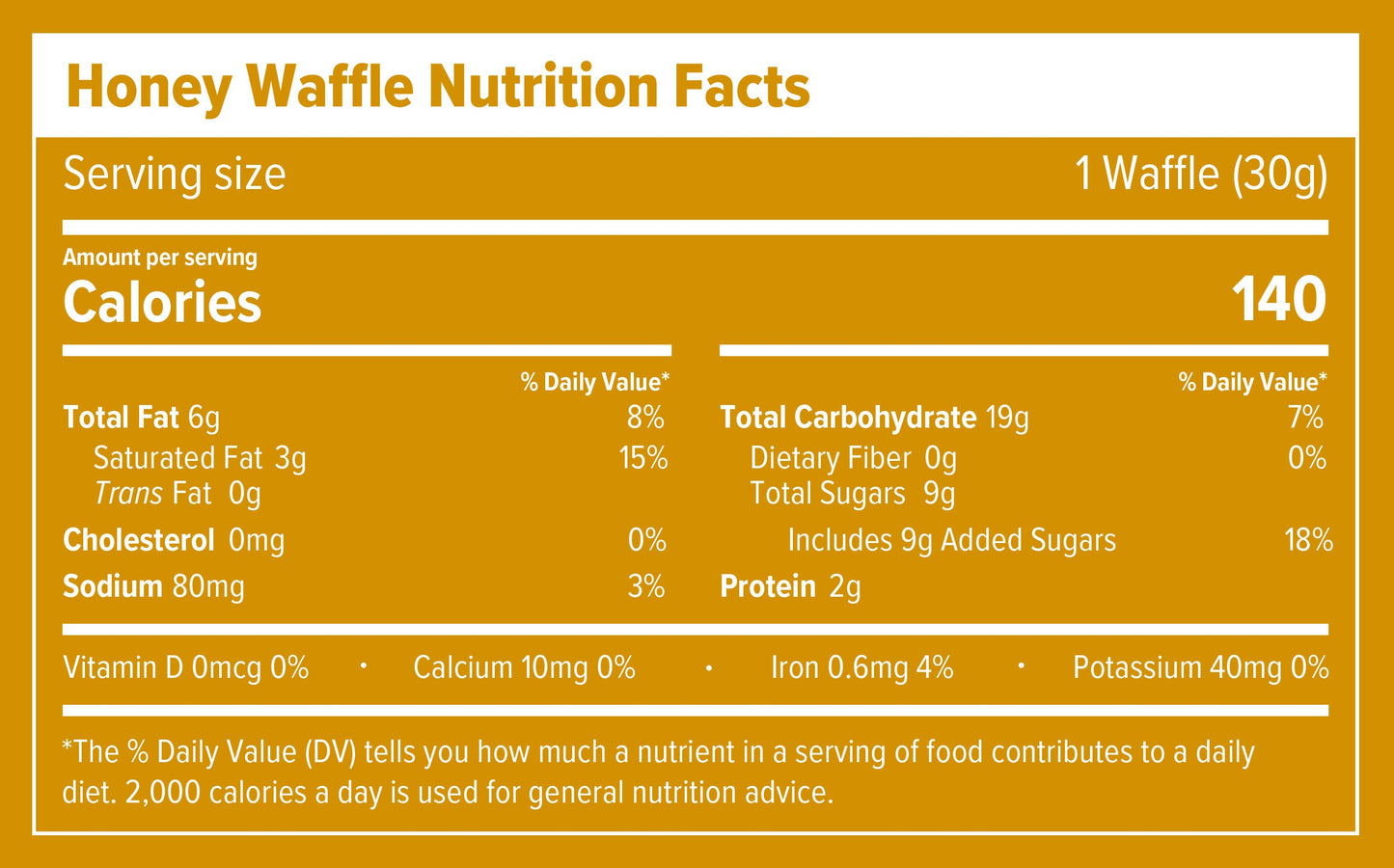 Honey Stinger Organic Waffle