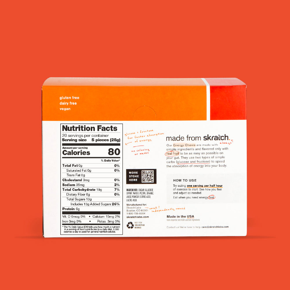 Skratch Labs Energy Chews Sport Fuel