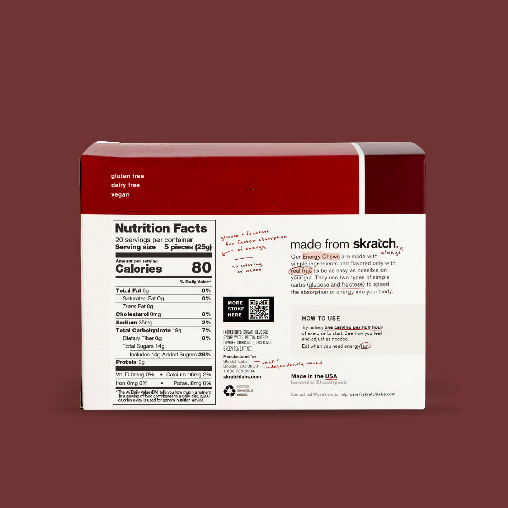 Skratch Labs Energy Chews Sport Fuel