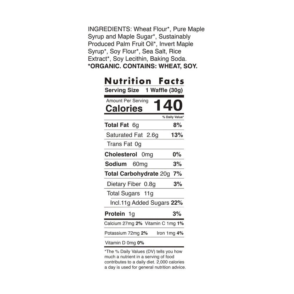 UnTapped Organic Maple Waffle